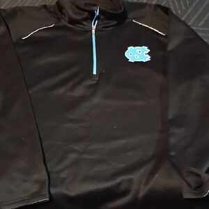 UNC Black Quarter-Zip Sweatshirt